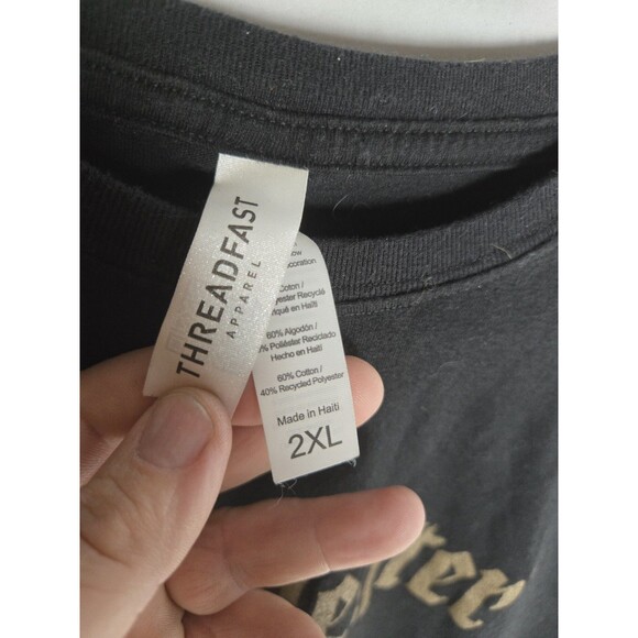 Jägermeister Shirt Adult 2xl Black Mens Threadfast Apparel - Picture 4 of 4